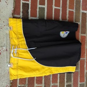 NFL Pittsburgh Steelers football swim trunks medium